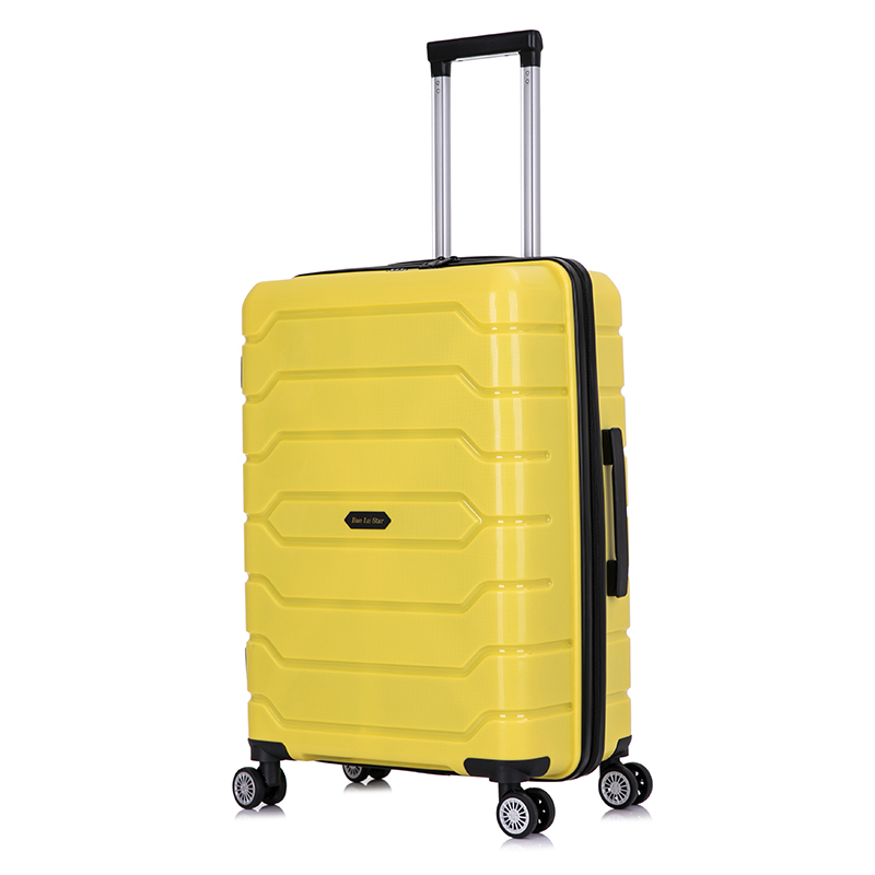  1901 Lemon yellow PP Trolley Case